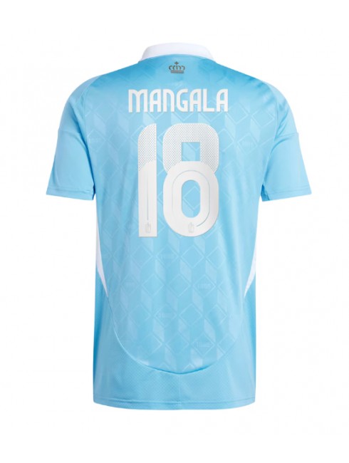 Belgija Orel Mangala #18 Gostujuci Dres EP 2024 Kratak Rukavima Belgija Orel Mangala #18 Gostujuci Dres EP 2024 Kratak Rukavima